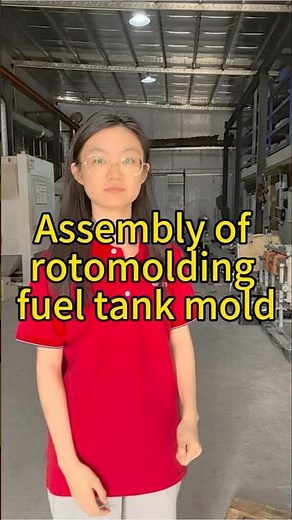 how assemble the rotational molding mold for oil tanks.#mold #rotomolding #plastic #engineeringlife