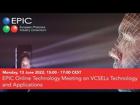 EPIC Online Technology Meeting on VCSELs Technology and Applications