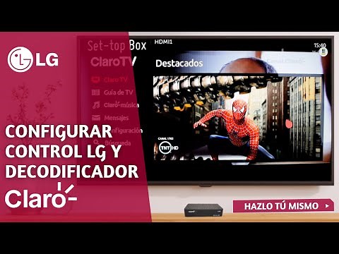 LG HAZLO TÚ MISMO: ¿Cómo configurar control remoto LG con decodificador Claro? | LG Magic remote
