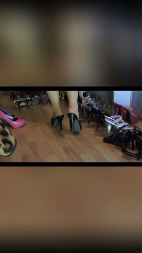 Mule Heels Mature Woman Feet