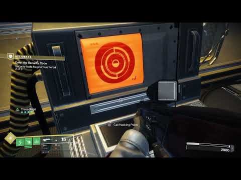 Destiny 2 Heliostat Enter Third Security Code Fragment