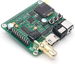 Sinkr Hi Fi HAT for Raspberry Pi DAC HAT HiFi DAC Audio Card Expansion Board for Raspberry Pi 4 3 B+ Pi Zero etc. (DAC HAT)