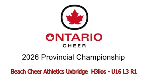 Beach Cheer Athletics Uxbridge H3lios - U16 L3 R1