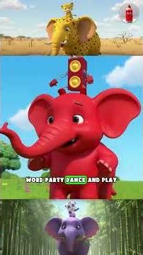 Word Party Lets have fun with elephant #wordparty #cartoon #singasong