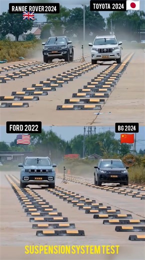 RANGE ROVER vs TOYOTA vs FORD vs BG: 2024 Suspension Test One Failed!?