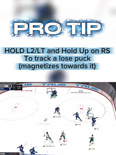 TRACK LOOSE PUCKS EASY! #NHL26 #TIPS #HOCKEY #eashl #easportsnhl | hockey