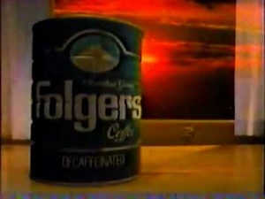 1985 Folger's Decaffeinated Coffee Commercial