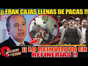 Calderón Recibió Del Barbas 200 Millones Dólares En Cajas y Maletas Por Imponer a Genaro!!