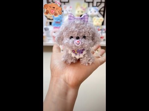 Make a Cute Curly Teddy Dog with Pacifier Using Pipe Cleaners | Sweet Baby Pup Craft Guide