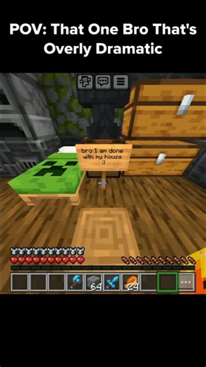 Minecraft drama moment 😂 #minecraft #viral #memes