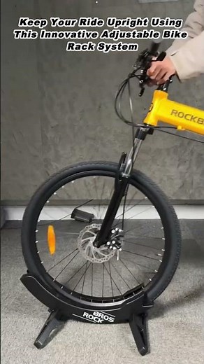 Keep Your Ride Upright Using This Innovative Adjustable Bike Rack System