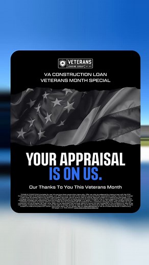 Start the process of building your dream home this Veterans Month and...