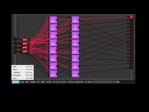 Building an 8-bit computer in Sebastian Lague's Digital Logic Sim | Part 1 | MEMORY