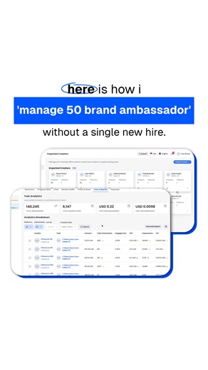 Emplifive on Instagram: "Don't Hire More Staff. Automate Instead. 📉 #AgencyLife The secret to scaling a Brand isn't hiring more staff. It's staying lean. 🤫 Do you really need 3 new interns just to handle admin work? Probably not. In this video, I explain why automation is cheaper than headcount. Manage 50 brand ambassadors without a single new hire. Save the payroll budget, upgrade your system. 👇 Watch the full "Lean Agency" strategy on YouTube. Link in Bio! #AgencyGrowth #ScaleYourBusiness #