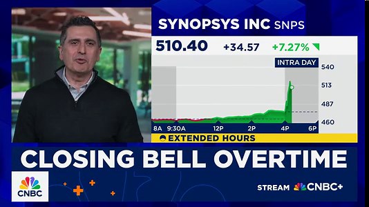 Synopsys CEO Sassine Ghazi talks quarterly results as stock pops more than 7%