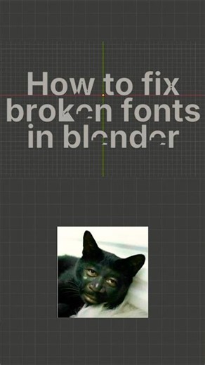 How to Fix Broken Fonts in Blender