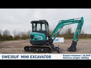 SUNWARD SWE35 UF MINI EXCAVATOR WALK AROUND
