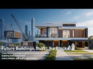 Future Buildings Built Like Blocks | Modular Construction Explained#modularconstruction #GSMOD