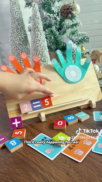 This toy=math ninja in training 🥷Numbers,counting,and concentration-all wrapped in one Montessori win 🎯🥳#montessoritoy #kindergarten #learningfun #tiktokshopblackfriday #tiktokshopcybermonday