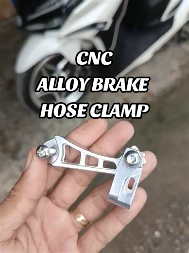 CNC Alloy Brake Hose Clamp Hose Bracket. #cnc #brakehoseclamp #alloybrakehosebracket