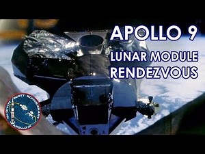 APOLLO 9 - LM Rendezvous Sequences [24 fps interpolated, HD source] (1969/03/07)