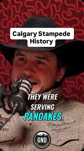 Great Northern Discussions on Instagram: "🤠Calgary Stampede History🐎 FUN FACTS with 3 X World Champion @chansevigen *repost* This is a great little nugget for people who enjoy dazzling their pals with random BS and tales of wisdom. How the Calgary Stampede got its start!!! Not that far away…..better start booking your tix! #stampede #Calgary #yyc #pod #tuckyclips"