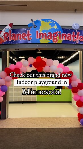 Nicole | Minnesota Family Fun on Instagram: "Planet Imagination is a brand indoor play area located in the Northtown Mall in Blaine Minnesota -Climbing structure and ball pit -Indoor sensory rooms like the sand table room, projector room to cast your drawing on the walls, and beanbag toss room! Open Mon-Sat 11-8 Sunday 11-6 #mnmom #minnesota #mnkids #blaine #indoorplayground #onlyinmn"