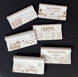 06 Money Envelope Laser Cut Bundle Svg Cutting File Glowforge Wedding Envelope Money Holder Svg Birthday Envelope Gift Money Holder Dxf Cnc - Etsy