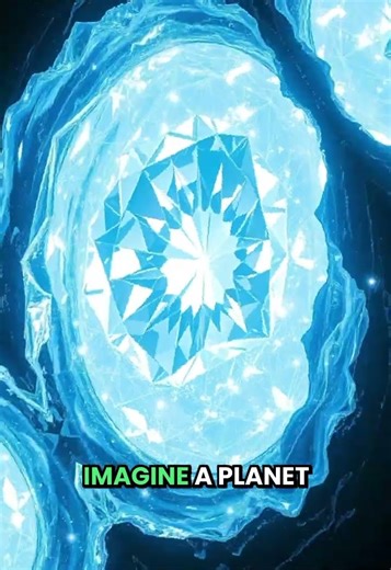 A Planet With a Diamond Core #SpaceFacts #DiamondCore #ScienceShorts #AstroFacts #Exoplanets