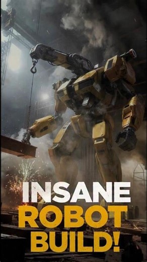 Insane Construction Robot in Action! Heavy-Duty Mech Builder at Work