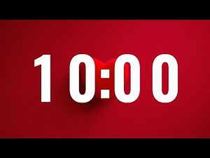 10 Minute Valentine's Day Timer with Romantic Piano Music | Love Countdown ❤️