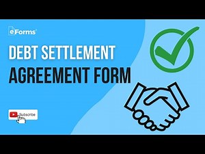 Debt Settlement Agreement Form - EXPLAINED