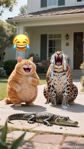 इस बिल्ली ने तेंदुए के प्रिंट वाली ड्रेस बना ली! 😲 #मजेदार #बिल्ली #बिल्लीप्रेमी #मजेदारवीडियो