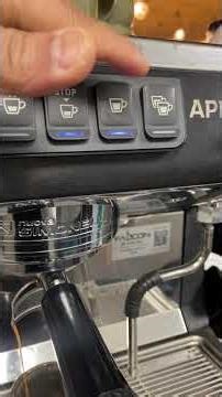 How to calibration of Falcon Nuova Simonelli on espresso machine#nuovasimonelli #italianespresso