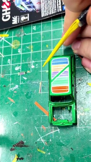 Hand-Painting a Hot Wheels Like This Takes Skill 🔥#HotWheels #CustomHotWheels #Diecast