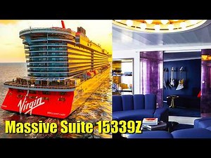 Virgin Voyages 15339Z Massive Suite Tour | Mega Rockstar Quarters | Brilliant Lady 4K