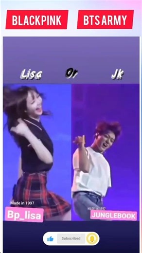 BTS VS BLACKPINK #bts #army #kpopshorts #blackpink #lisa #lisavsjungkook