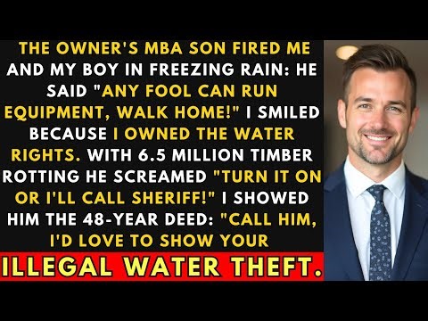 MBA Owner's Son Fired Me In Rain—I Cut Water Rights, Exposed 48-Year Theft, $6.5M Rotted
