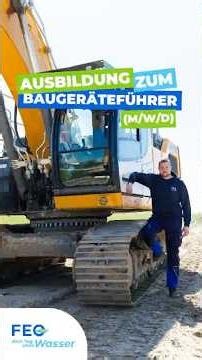 Ausbildung als Baugeräteführer (m/w/d) I Bewirb dich!
