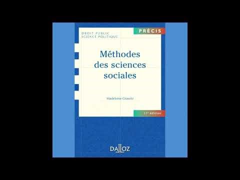 Méthodes des sciences sociales, 2001, Madeleine Grawitz Professeur émérite à l'Université de Paris