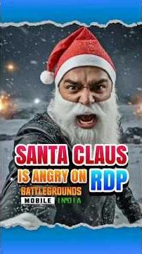 SANTA CLAUS Is Angry On RDP 🧑🏻‍🎄😠 | Clip From BGMI Gameplay Highlights 70