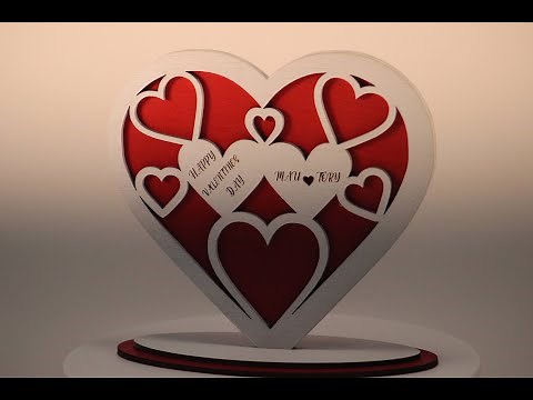 Lightburn Tutorial- Valentine's Heart + Free File