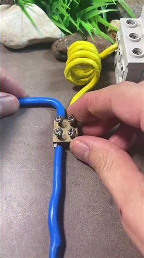 How To T-Type Wire Quick Connection Technique #ElectricalWiring #ElectricianTips #shortsfeed #wire