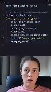 Remover el fondo de una imagen con python!