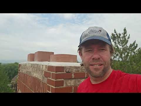 How do we stop roof leaks on a brick chimney?