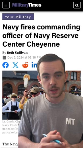 Navy fires commanding officer of Navy Reserve Center Cheyenne #navycommander #navy #commander #troops #sailors #military #defense | Navy Times