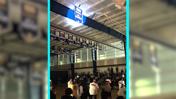 4.8K views · 185 reactions | Last Friday, we once again recognized our Division 1 Football State Champions as we unveiled our newest championship banner in the varsity gym. Thank you to all who joined us for this special evening that will forever serve as a reminder to our Hawks of the hard work, dedication, and togetherness that was Team 58. | Xaverian Brothers High School | Facebook