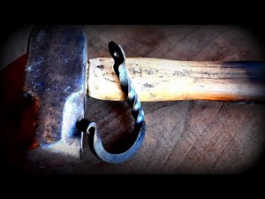 Blacksmithing for beginners: Forging a simple twisted hook