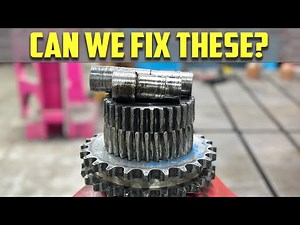Repairing Badly Worn Gears and Shafts