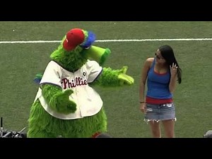 MLB Funny Mascot Fan Interactions